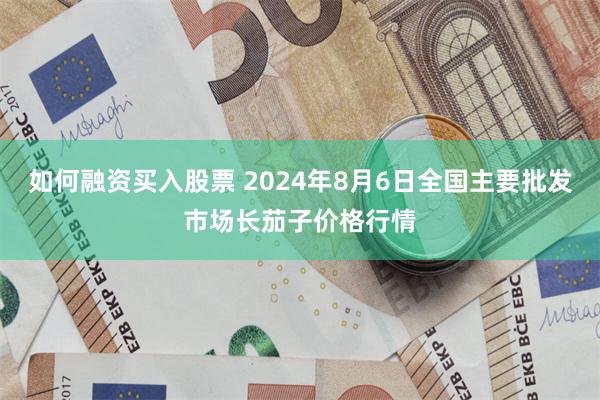 如何融资买入股票 2024年8月6日全国主要批发市场长茄子价格行情