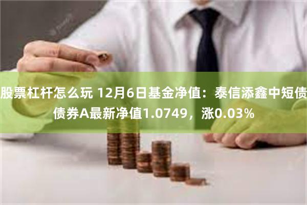 股票杠杆怎么玩 12月6日基金净值：泰信添鑫中短债债券A最新净值1.0749，涨0.03%